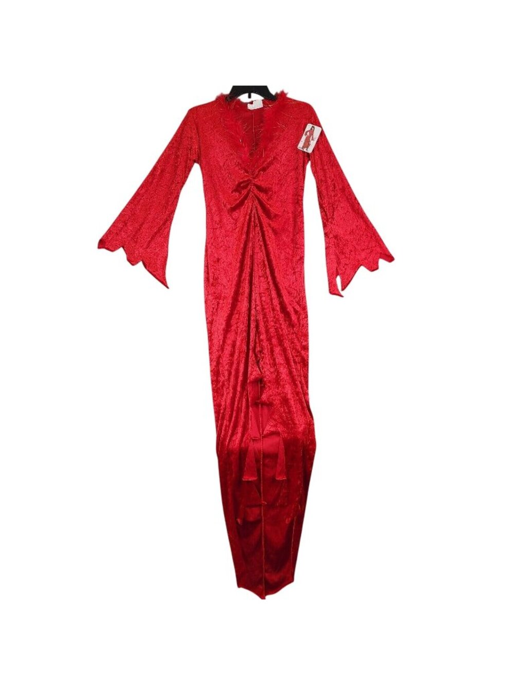 Womens Fun World Red Fire Goddess Devil Costume Halloween Size S/M 2-8